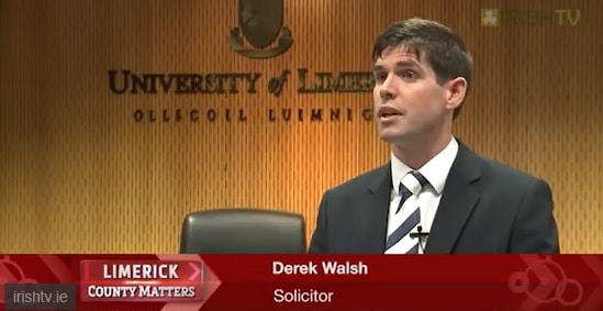 Derek Walsh on Irish TV